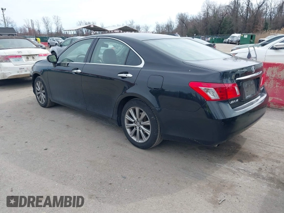2008 Lexus ES 350 with VIN JTHBJ46G782188192, listed as a IAAI auction lot 41842723 with 277,421 mi miles. Bid and sale history available at carsss.com. Image 3.