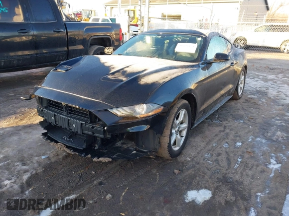 2019 Ford Mustang EcoBoost z VIN 1FA6P8TH7K5133596, wystawiony jako IAAI lot #41423178 z przebiegiem 123 372 mil mil oraz . Historia ofert i sprzedaży dostępna na DreamBid. Obrazek 17.