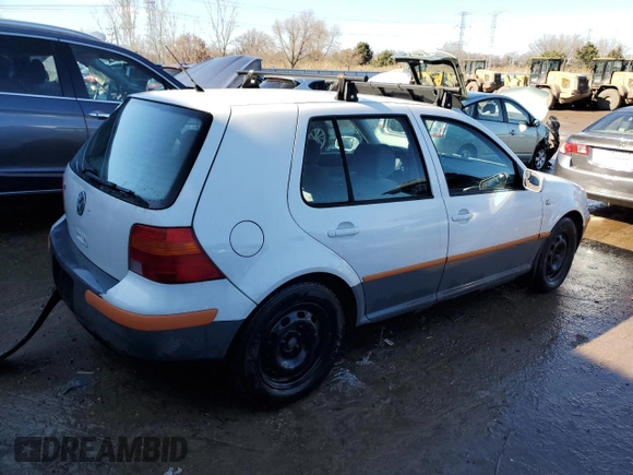 2000 Volkswagen Golf z VIN WVWGC21JXYW665232, wystawiony jako Copart lot #45867135 z przebiegiem 235 299 mil mil oraz Szkoda całkowita • Salvage title. Historia ofert i sprzedaży dostępna na DreamBid. Obrazek 3.