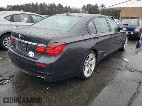 2015 BMW 7 Series 740Li xDrive with VIN WBAYF4C51FGS99169, listed as a Copart auction lot 37415003 with 82,826 mi miles. Bid and sale history available at carsss.com. Image 3.