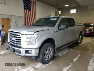 2017 Ford F-150 XL with VIN 1FTEW1EF3HKC28887, listed as a Copart auction lot 47955715 with 199,054 mi miles and Salvage Title. Bid and sale history available at carsss.com. Image 1.