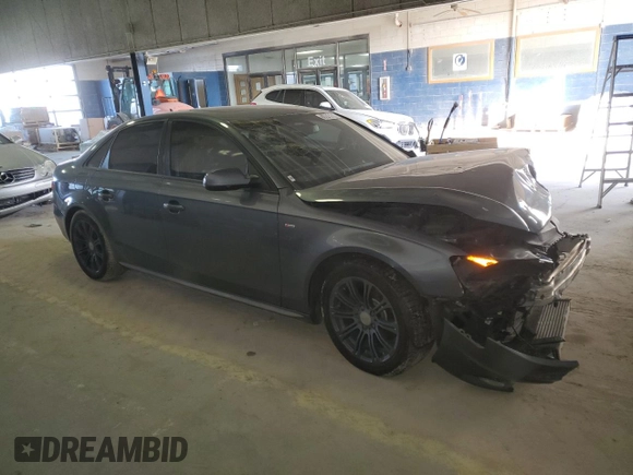 2012 Audi A4 Prestige with VIN WAUKFBFL1CN012845, listed as a Copart auction lot 89243235 with 128,844 mi miles and Salvage Title. Bid and sale history available at carsss.com. Image 4.