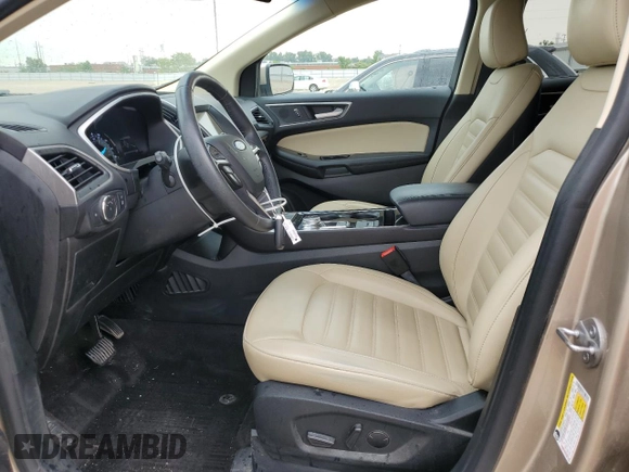 2020 Ford Edge SEL with VIN 2FMPK4J99LBB26420, listed as a Copart auction lot 59348975 with 75,775 mi miles and Salvage title. Bid and sale history available at DreamBid. Image 7.