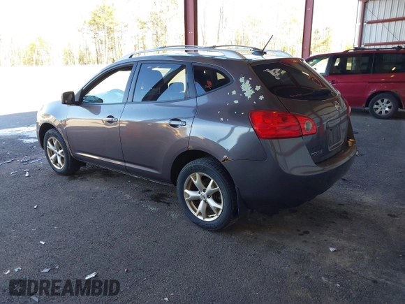 2008 Nissan Rogue SL with VIN JN8AS58V58W118893, listed as a IAAI auction lot 41754224 with 238,968 mi miles and . Bid and sale history available at DreamBid. Image 3.