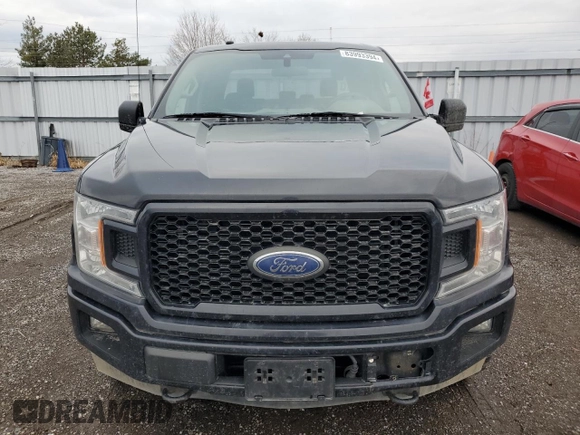 2019 Ford F-150 XL with VIN 1FTEW1EP3KFD47130, listed as a Copart auction lot 83993394 with 191,506 mi miles and Salvage Title. Bid and sale history available at carsss.com. Image 5.