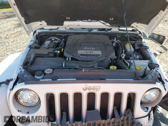2018 Jeep Wrangler JK Unlimited Sahara with VIN 1C4HJWEG7JL910656, listed as a Copart auction lot 73414244 with 50,519 mi miles and Salvage Title. Bid and sale history available at carsss.com. Image 12.