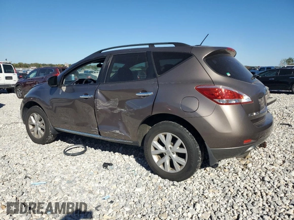 2011 Nissan Murano SV with VIN JN8AZ1MWXBW174533, listed as a Copart auction lot 75159014 with 188,060 mi miles and Clean Title. Bid and sale history available at carsss.com. Image 2.