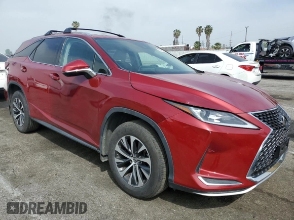 2020 Lexus RX 350L with VIN JTJHZKFA2L2024522, listed as a Copart auction lot 53118825 with 73,403 mi miles and Salvage title. Bid and sale history available at DreamBid. Image 4.
