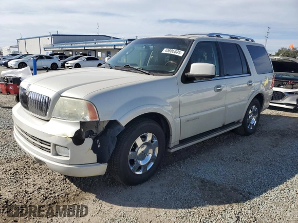 2005 Lincoln Navigator Luxury z VIN 5LMFU27535LJ20448, wystawiony jako Copart lot #45606605 z przebiegiem 221 452 mil mil oraz Czysty tytuł • Clean title. Historia ofert i sprzedaży dostępna na DreamBid. Obrazek 1.