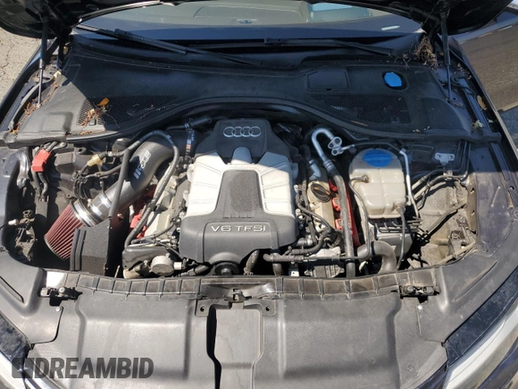 2012 Audi A7 Prestige with VIN WAU3GAFC8CN169767, listed as a Copart auction lot 64520035 with 123,538 mi miles and Salvage title. Bid and sale history available at DreamBid. Image 11.