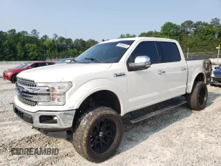 2019 Ford F-150 XL with VIN 1FTEW1E48KFA08014, listed as a Copart auction lot 58844675 with 98,530 mi miles and Salvage title. Bid and sale history available at DreamBid. Image 1.