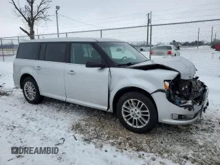 2013 Ford Flex SEL with VIN 2FMHK6C87DBD26752, listed as a Copart auction lot 88915455 with 150,314 mi miles and Salvage Title. Bid and sale history available at carsss.com. Image 4.