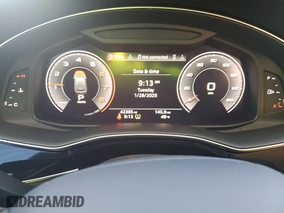 2019 Audi Q8 Premium z VIN WA1AVAF16KD010811, wystawiony jako Copart lot #42600195 z przebiegiem 42 385 mil mil oraz Czysty tytuł • Clean title. Historia ofert i sprzedaży dostępna na DreamBid. Obrazek 9.