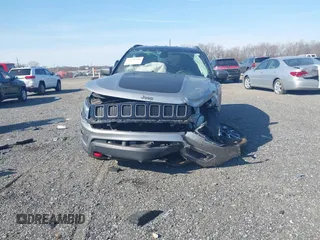 2020 Jeep Compass Trailhawk with VIN 3C4NJDDBXLT106663, listed as a IAAI auction lot 41791300 with 74,162 mi miles and . Bid and sale history available at carsss.com. Image 12.