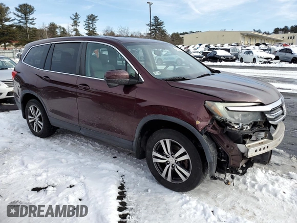 2016 Honda Pilot EX-L with VIN 5FNYF6H73GB037481, listed as a Copart auction lot 43769575 with 183,059 mi miles and Salvage Title. Bid and sale history available at carsss.com. Image 4.