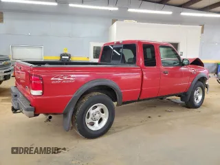 2000 Ford Ranger XLT with VIN 1FTZR15X5YPB92608, listed as a Copart auction lot 48350085 with 153,941 mi miles and Salvage Title. Bid and sale history available at carsss.com. Image 3.