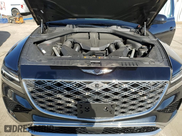 2025 Genesis GV80 z VIN KMUHDESC9SU214604, wystawiony jako Copart lot #50236995 z przebiegiem 4746 mil mil oraz Szkody całkowita. Historia ofert i sprzedaży dostępna na DreamBid. Obrazek 12.