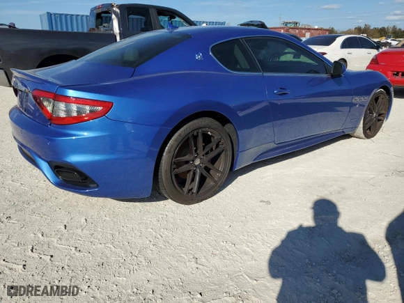 2018 Maserati GranTurismo Sport with VIN ZAM45VLA8J0269445, listed as a Copart auction lot 75964644 with 0 mi miles and Non Repairable. Bid and sale history available at carsss.com. Image 3.