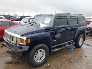 2007 Hummer H3 SUV with VIN 5GTDN13E578250970, listed as a IAAI auction lot 41560783 with 164,136 mi miles. Bid and sale history available at carsss.com. Image 17.