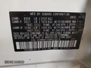 2021 Subaru Ascent Premium z VIN 4S4WMAFD5M3419878, wystawiony jako Copart lot #44693555 z przebiegiem 64 206 mil mil oraz Tytuł czysty. Historia ofert i sprzedaży dostępna na DreamBid. Obrazek 13.
