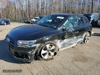 2020 Audi Q5 Premium with VIN WA1ANAFY6L2111793, listed as a Copart auction lot 52373045 with 81,578 mi miles and Salvage Title. Bid and sale history available at carsss.com. Image 1.