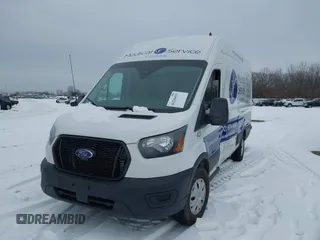 2021 Ford Transit Cargo with VIN 1FTBW3X80MKA98459, listed as a IAAI auction lot 41236413 with 86,778 mi miles. Bid and sale history available at carsss.com. Image 12.