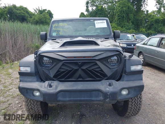 2020 Jeep Wrangler Unlimited Sport S with VIN 1C4HJXDN7LW113735, listed as a IAAI auction lot 42639884 with 48,736 mi miles and . Bid and sale history available at DreamBid. Image 12.
