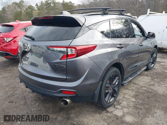 2019 Acura RDX w/A-Spec Pkg with VIN 5J8TC2H63KL028466, listed as a IAAI auction lot 41719916 with 102,881 mi miles. Bid and sale history available at carsss.com. Image 4.