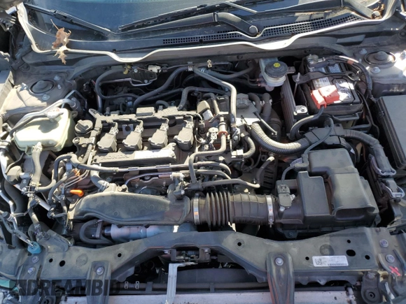 2017 Honda Civic EX-L with VIN 19XFC1F76HE015083, listed as a Copart auction lot 49513045 with 102,827 mi miles and Salvage title. Bid and sale history available at DreamBid. Image 12.