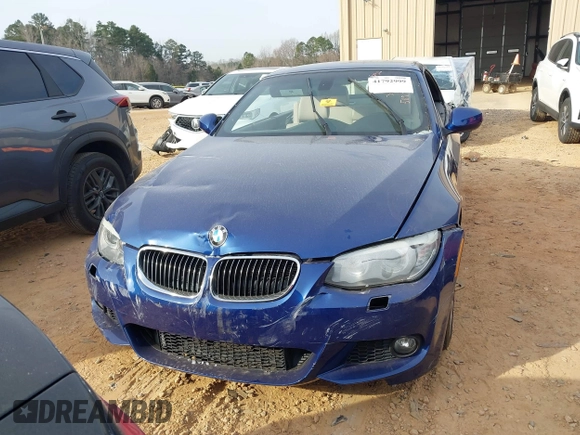 2013 BMW 3 Series 335i with VIN WBADX7C53DJ589765, listed as a IAAI auction lot 41792999 with 70,161 mi miles and . Bid and sale history available at carsss.com. Image 6.