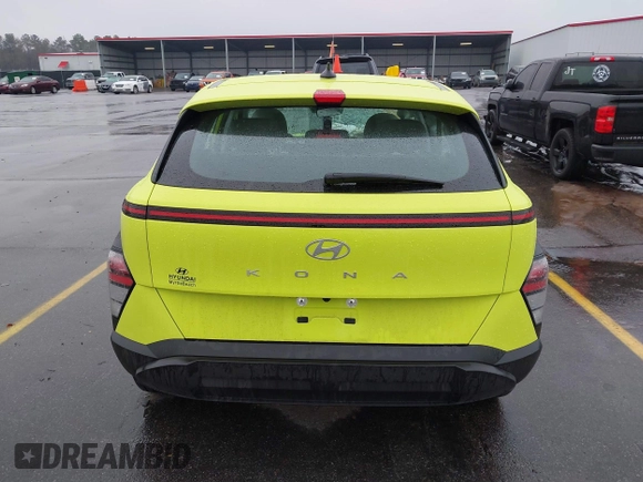 2024 Hyundai Kona SE with VIN KM8HA3AB2RU047730, listed as a IAAI auction lot 41405548 with 8,380 mi miles. Bid and sale history available at carsss.com. Image 16.