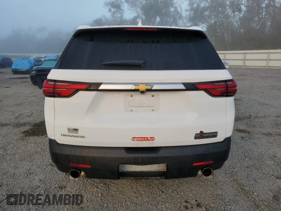 2022 Chevrolet Traverse LS with VIN 1GNERLKW8NJ107918, listed as a Copart auction lot 44746105 with Not Provided miles and Non Repairable. Bid and sale history available at carsss.com. Image 6.