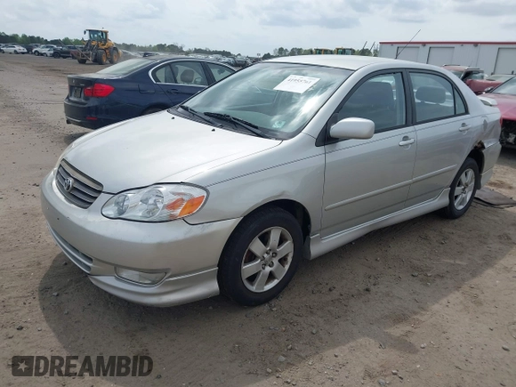 2003 Toyota Corolla CE with VIN 1NXBR32E63Z159400, listed as a IAAI auction lot 41955761 with 258,119 mi miles and . Bid and sale history available at DreamBid. Image 2.