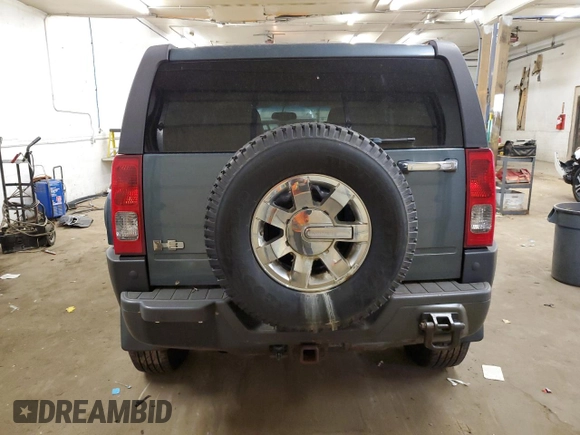 2006 Hummer H3 with VIN 5GTDN136268196079, listed as a Copart auction lot 77108094 with 114,255 mi miles and Clean Title. Bid and sale history available at carsss.com. Image 6.