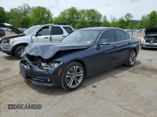 2017 BMW 3 Series 330i xDrive z VIN WBA8D9G31HNU65104, wystawiony jako Copart lot #58523515 z przebiegiem 54 856 mil mil oraz Szkoda całkowita • Salvage title. Historia ofert i sprzedaży dostępna na DreamBid. Obrazek 1.