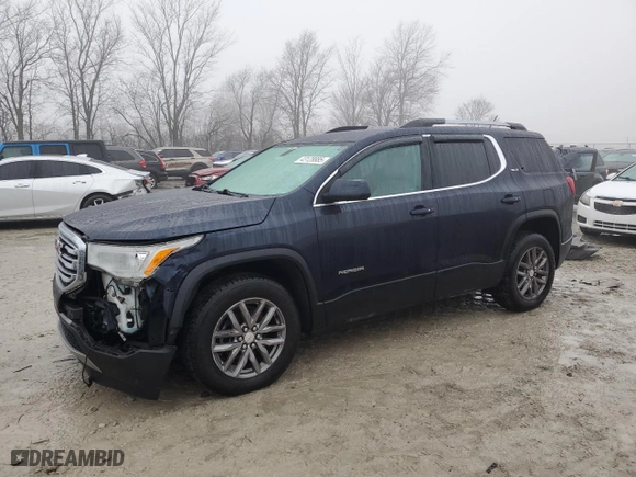 2017 GMC Acadia SLE with VIN 1GKKNLLS2HZ212094, listed as a Copart auction lot 43128885 with 122,793 mi miles and Salvage Title. Bid and sale history available at carsss.com. Image 1.