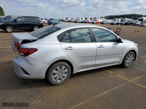 2021 Kia Rio S with VIN 3KPA24AD1ME428163, listed as a Copart auction lot 48780295 with 60,045 mi miles and Salvage Title. Bid and sale history available at carsss.com. Image 3.