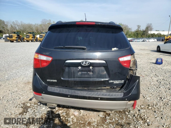 2011 Hyundai Veracruz GLS with VIN KM8NUDCC1BU173654, listed as a Copart auction lot 50954685 with 161,280 mi miles and Salvage Title. Bid and sale history available at DreamBid. Image 6.