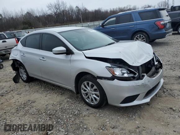 2018 Nissan Sentra SV with VIN 3N1AB7AP0JL638582, listed as a Copart auction lot 46066215 with 105,638 mi miles and Salvage Title. Bid and sale history available at carsss.com. Image 4.
