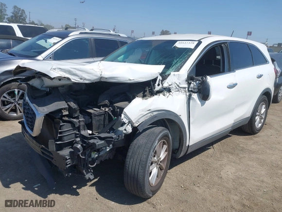 2020 Kia Sorento L with VIN 5XYPG4A30LG642033, listed as a IAAI auction lot 39537328 with 83,546 mi miles. Bid and sale history available at carsss.com. Image 18.