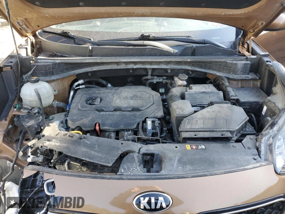 2018 Kia Sportage LX with VIN KNDPMCAC0J7447496, listed as a Copart auction lot 49890975 with 76,702 mi miles and Salvage Title. Bid and sale history available at carsss.com. Image 12.