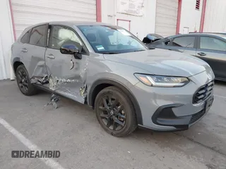 2024 Honda HR-V Sport with VIN 3CZRZ2H51RM760158, listed as a IAAI auction lot 41298703 with 34,828 mi miles. Bid and sale history available at carsss.com. Image 1.