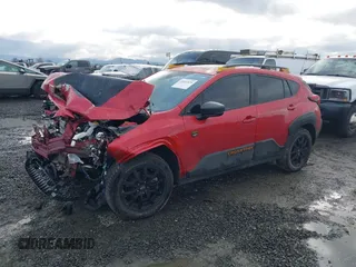 2024 Subaru Crosstrek Wilderness с VIN 4S4GUHU63R3842029, выставлен на аукционе IAAI как лот 41814539 с пробегом 4 170 миль миль и . История ставок и продаж доступна на DreamBid. Изображение 2.