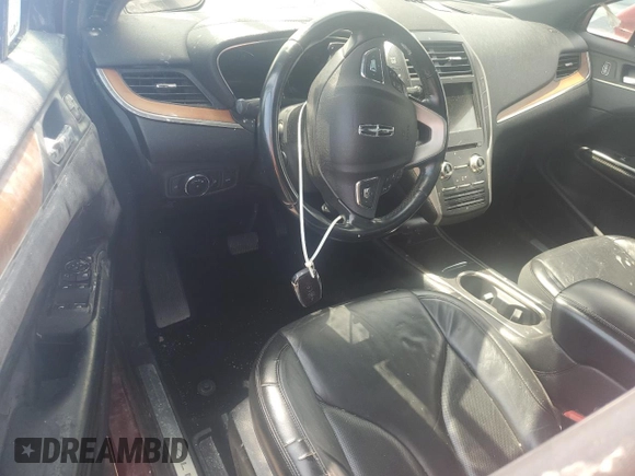2017 Lincoln MKC Select with VIN 5LMCJ2D99HUL45913, listed as a Copart auction lot 60202805 with 119,658 mi miles and Salvage title. Bid and sale history available at DreamBid. Image 8.