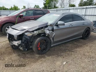 2015 Mercedes-Benz CLA 45 AMG with VIN WDDSJ5CBXFN195090, listed as a Copart auction lot 88562955 with 155,174 mi miles and Salvage Title. Bid and sale history available at DreamBid. Image 1.