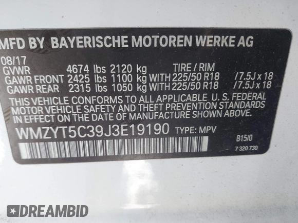 2018 MINI Countryman Cooper S z VIN WMZYT5C39J3E19190, wystawiony jako IAAI lot #41364349 z przebiegiem 44 941 mil mil oraz . Historia ofert i sprzedaży dostępna na DreamBid. Obrazek 9.