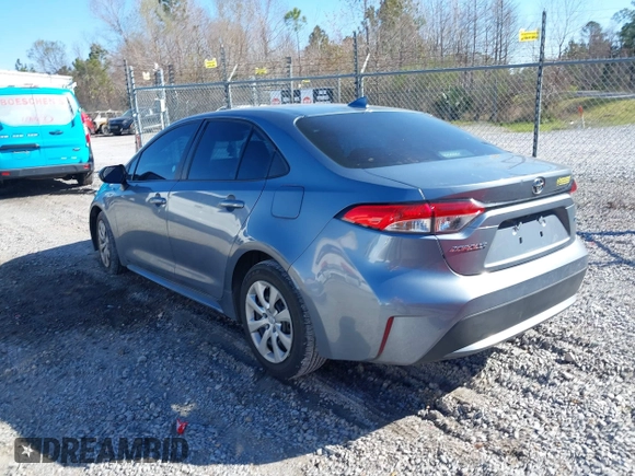 2022 Toyota Corolla LE with VIN 5YFEPMAE9NP273308, listed as a IAAI auction lot 41640335 with 106,282 mi miles and . Bid and sale history available at carsss.com. Image 3.
