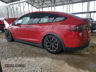 2023 Tesla Model X with VIN 7SAXCBE52PF365140, listed as a Copart auction lot 44564965 with 27,107 mi miles and Salvage Title. Bid and sale history available at DreamBid. Image 2.