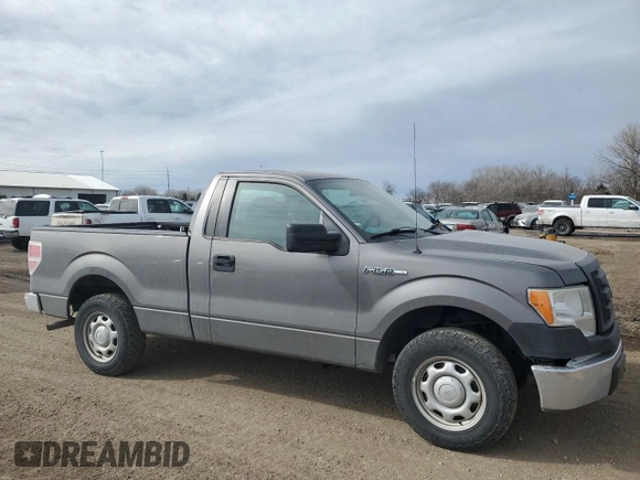 2011 Ford F-150 XL with VIN 1FTMF1CMXBFB70676, listed as a Copart auction lot 46237015 with 134,717 mi miles and Salvage Title. Bid and sale history available at DreamBid. Image 4.