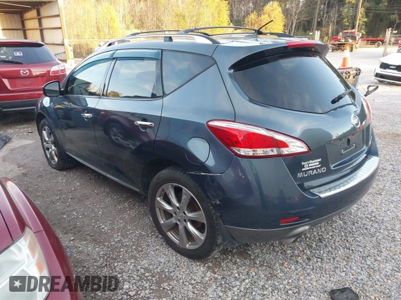 2014 Nissan Murano SV with VIN JN8AZ1MU7EW408338, listed as a IAAI auction lot 41226336 with 161,849 mi miles and . Bid and sale history available at DreamBid. Image 3.